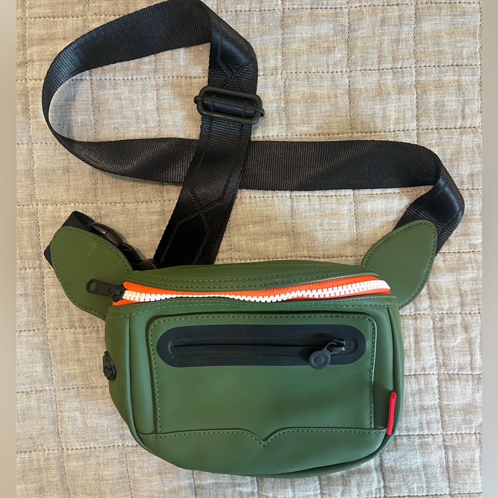 Hunter Green and Orange Crossbody Bag - 20th Anniversary Collection